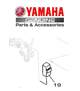 RELE DE PARTIDA PRA FLUO 125 2023 E 2024 ORIGINAL YAMAHA